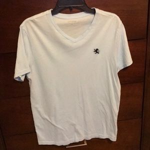 V neck sky blue t shirt